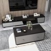Munora Modern Gray Multi-functional Rectangle Lift-top Coffee Table with Storage - 2 of 4