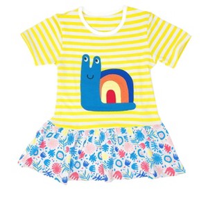 Wrapables Girls Casual Summer Dress with Sequins - 1 of 4