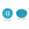 Unique Bargains Resin Craft Snap Round Flat 4-Hole Sewing Buttons 50 Pcs - 2 of 4