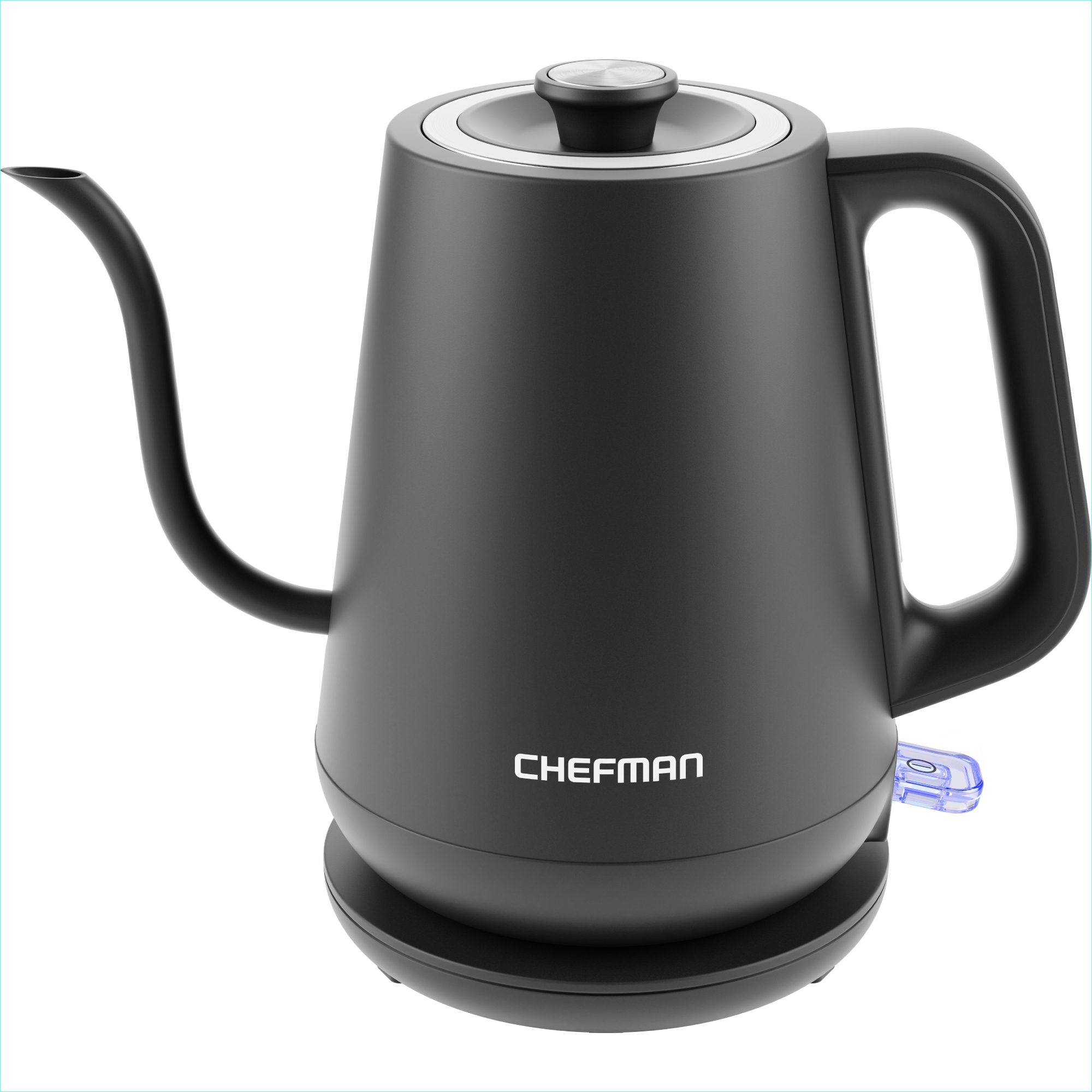 Chefman Precise Pour 0.8L Electric Gooseneck Kettle with Automatic Shut-Off – Black