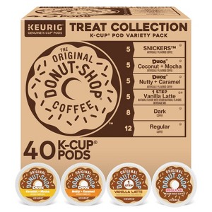 The Original Donut Shop Treat Collection Keurig K-Cup Medium Roast Variety Pack -  40ct/16.6oz - 1 of 4