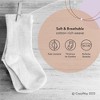 Cozyway Ankle Cotton Baby Socks - 12 Pack Stretch Baby Socks, Infant Socks, White Baby Socks, White, 6-12 Months, Unisex - 4 of 4
