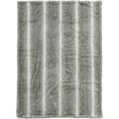 Mina Victory Throw SZ102 Silver Grey 50" x 70"