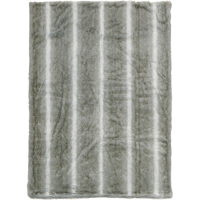 Mina Victory Throw SZ102 Silver Grey 50" x 70"