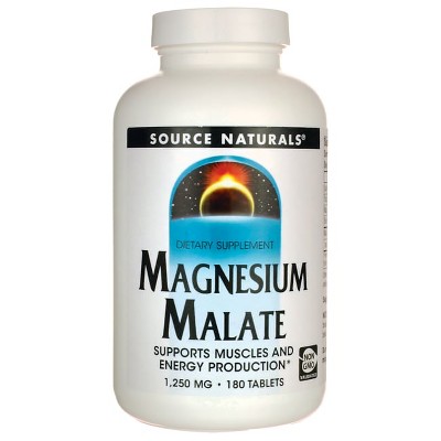 Source Naturals Mineral Supplements Magnesium Malate Tablet 180ct