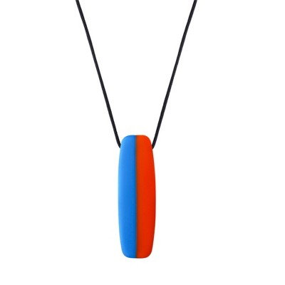 Chewigem Chewable Toggle Board, Blue Orange Polished