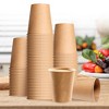 Cheer Collection 12oz Disposable Paper Cups - Natural Brown - 2 of 4