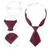 INSPIRE CHIC Women's Pre-tied Solid Color Adjustable Short Tie - 3 of 4