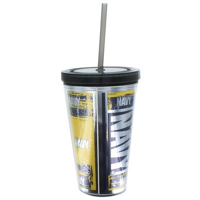 Nerd Block U.S. Navy 16oz Carnival Cup w/ Straw