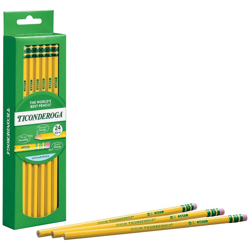 Ticonderoga #2 Wood Pencils, 2mm, 24ct, 4 of 6