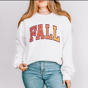 Simply Sage Market Varsity Fall Ombre Sweatshirt - 1 of 4