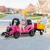 Costway Ride on Car 12V 2 in 1 Kids Street Sweeper Truck Electric Vehicle with Remote Control - 2 of 4
