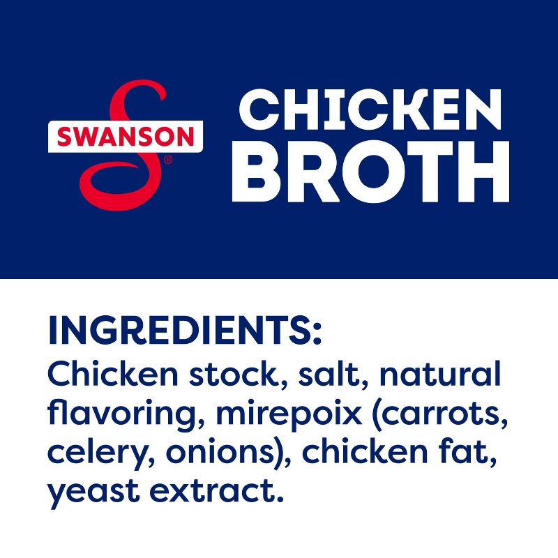 Swanson 100% Natural Gluten Free Chicken Broth - 14.5 fl oz, 5 of 15
