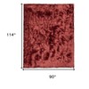 Red Shag Hand Tufted Area Rug - 3 of 4