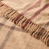 Fall Plaid Lightweight Throw Blanket Brown - Hearth & Hand™ with Magnolia - 2 of 3