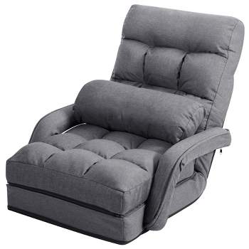 Birdrock Home Adjustable 14-position Memory Foam Floor Chair - Blue : Target