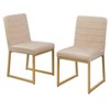 Set of 2 Chantel Upholstered Dining Chairs - Lifestorey - 2 of 4