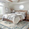 ABYNOW 8x10 Machine Washable Area Rug – Modern Abstract Soft Low-Pile Carpet with Non-Slip Backing for Living Room & Bedroom - 2 of 4