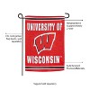 Embossed Suede, University of Wisconsin-Madison Double Sided Indoor Outdoor Decor 18" x 12.5" - image 4 of 4