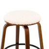 Nordlys Set of 2 Solid Wood and Velvet Chairs Modern Design Style Upholstery Dining Room - 4 of 4