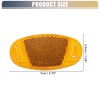 Unique Bargains Bicycle Warning Reflector for Bike Bicycle ABS 2pcs - 3 of 4