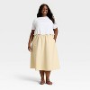 Women's Cropped Bubble T-Shirt - A New Day™ - 3 of 3