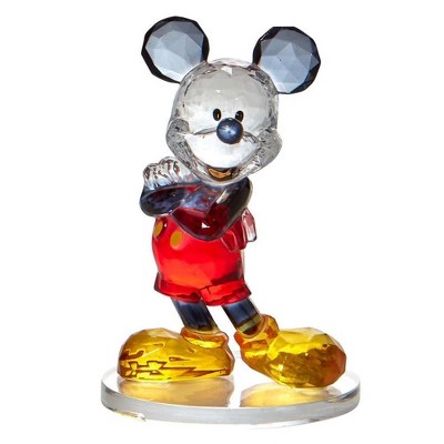 Figurine 2.75" Mickey Acrylic Facet Collection Disney Mouse Crystal  -  Decorative Figurines