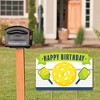 Big Dot of Happiness Let’s Rally - Pickleball - Birthday Party Yard Sign Lawn Decorations - Happy Birthday Party Yardy Sign - 2 of 4