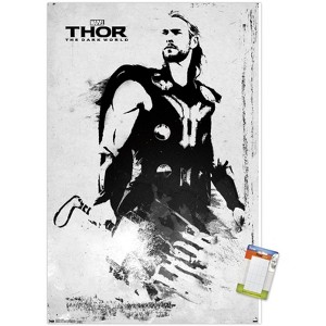 Trends International Marvel Cinematic Universe - Thor - The Dark World - Illustrated Stamp Unframed Wall Poster Prints - 1 of 4