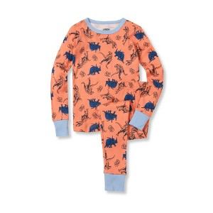 Lands' End Kids Pattern Snug Fit Pajama Set - 1 of 2
