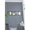 VYNXARIA 47.2" Eclectic Styling Metal Beaded Black Wall Mirror with Contemporary Design for Bedroom,Liveroom&Entryway - 2 of 4