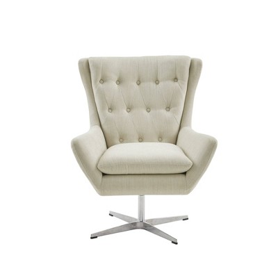 Shawna Swivel Chair Cream