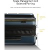 LUGGEX Carry On Luggage 22x14x9 Airline Approved, Expandable Polycarbonate Suitcase, Carry On 20 Inch, Silver Grey - 4 of 4
