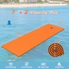 Costway 3-Layer Tear-Resistant Foam Floating Pad Island Water Sports Relaxing - 3 of 4