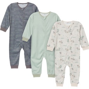 Gerber Toddler Boys' 3-Pack Footless Pajamas - 1 of 4