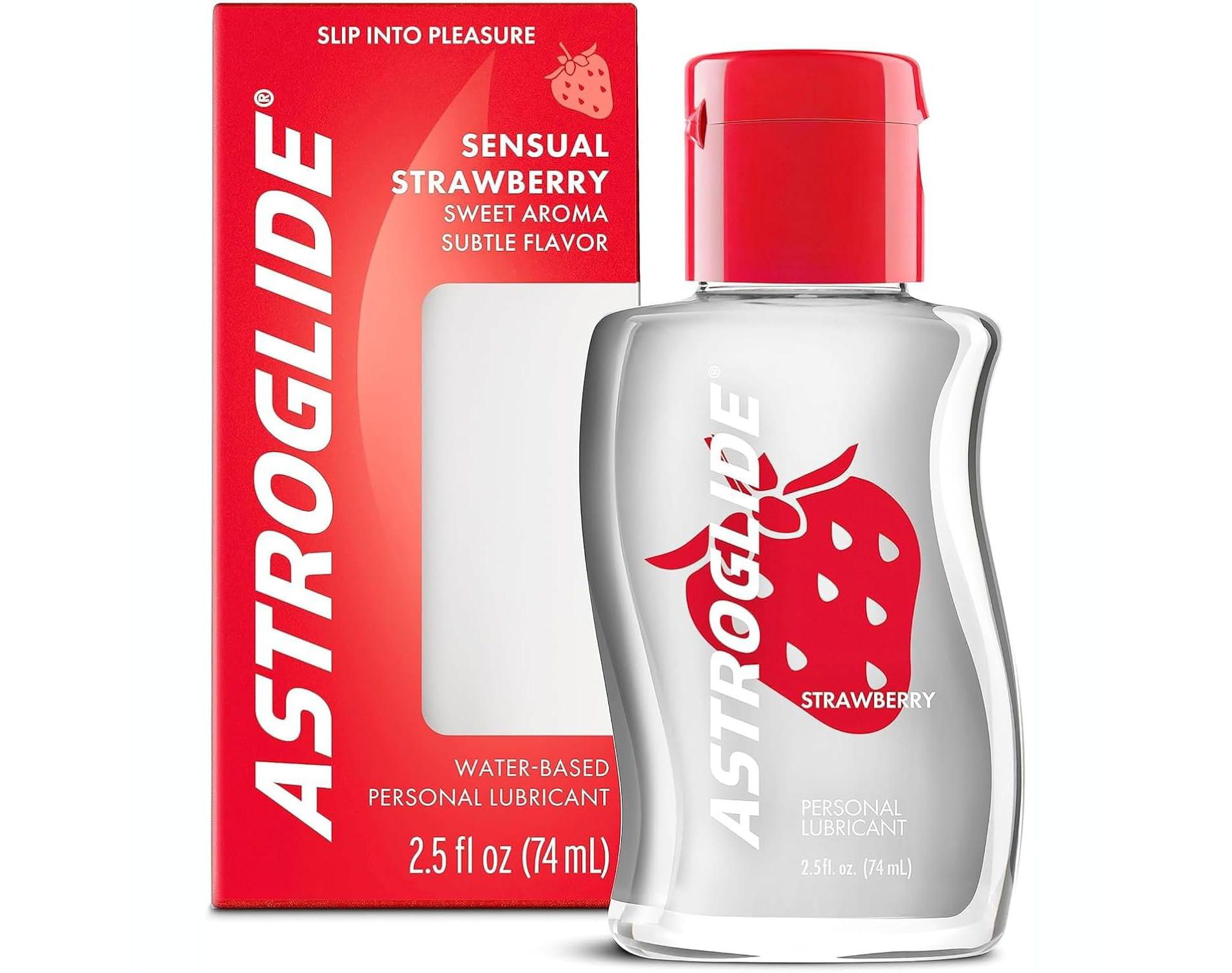 Astroglide Personal Lubricant, Sensual Strawberry, 2.5Oz