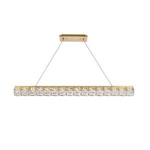 Elegant Lighting Valetta 1 - Light Pendant in  Gold - 1 of 4