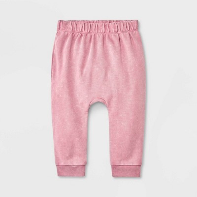 Image of Baby Girls' Jogger Pants - Cat & Jack™ Pink 6-9M