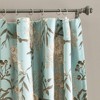 2pk 52"x108" Light Filtering Botanical Garden Curtain Panels Blue - Lush Décor - 2 of 4