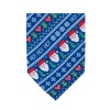 Jacob Alexander Men's Santa Claus Gifts Hearts Snowflakes Diagonal Pattern Regular Length Neck Tie - 4 of 4