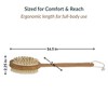 Evideco French Home Goods Natural Wood Bath Brush Collection: Deep Cleansing and Relaxing - 4 of 4