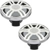 Hertz Marine (2 Pair ) HMX 8 Marine Speakers, RGB LEDs, White Grilles - 4 of 4