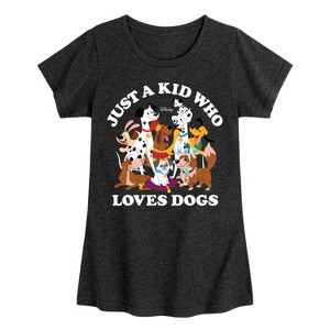 Girls' - Disney - Cats & Dogs Fitted Short Sleeve Graphic T-Shirt - 1 of 4