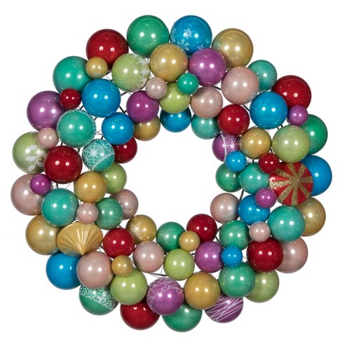 Vickerman Assorted Ball Ornament Wreath - image 1 of 4