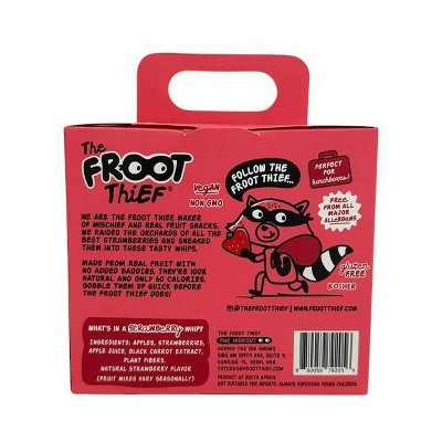 The Froot Thief Strawberry Fruit Whips Multipack 3.5oz/5ct