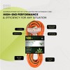 GoGreen Power (GG-15100) 14/3 Heavy Duty Extension Cord-Lighted End, 100', Orange - 4 of 4