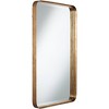 Uttermost Rectangular Vanity Decorative Wall Mirror Modern Warm Gold Iron Frame Beveled Glass 24" Wide for Bathroom Bedroom Home - image 4 of 4