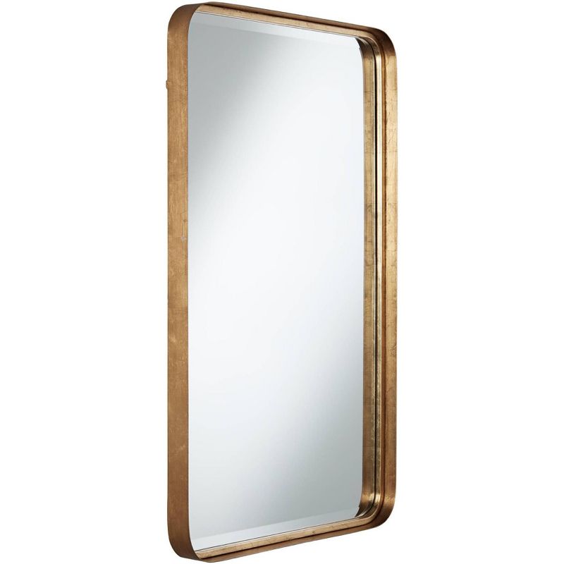 Uttermost Andi Rectangular Vanity Decorative Wall Mirror Modern Beveled Glass Warm Gold Iron Frame 24" Wide for Bathroom Bedroom Living Room Home, 4 of 8