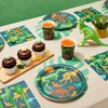 Juvale 144 Piece Dinosaur Birthday Party Supplies, Dino Party Decorations with Paper Plates, Napkins, Cups & Cutlery, 24 Guests - 2 of 4