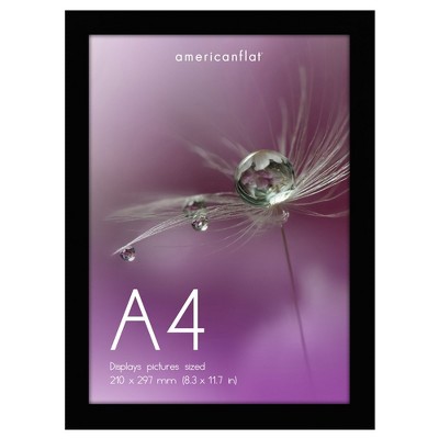 Americanflat A2 A3 A4 A5 Picture Frame and Poster Frame for Displaying Wall Decor - Perfect for Photos, Documents, and Artwork